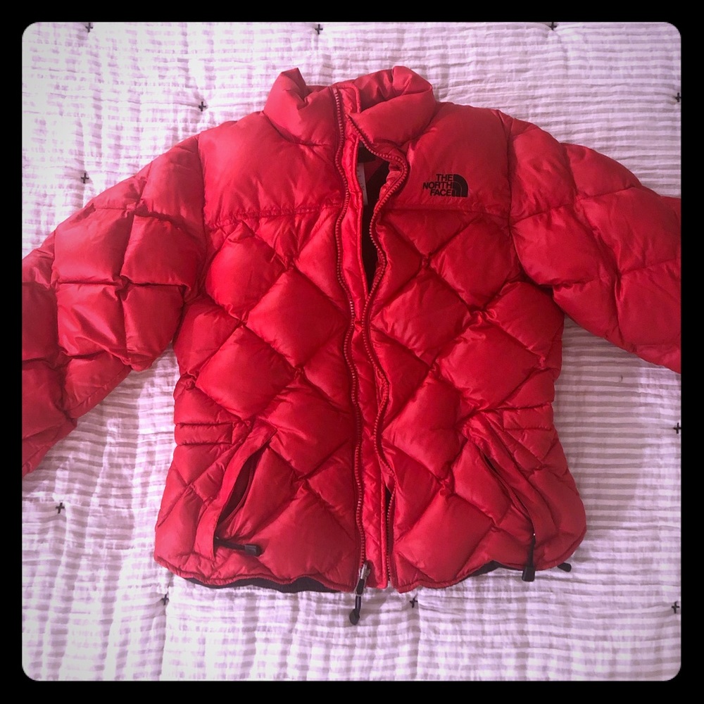 Women’s Small red North Face 600 down jacket